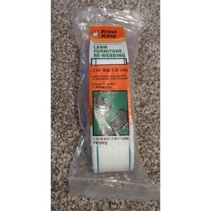 FROST KING Lawn Furniture Re-Webbing Weatherproof Plastic Retro Outdoors PW39W/2